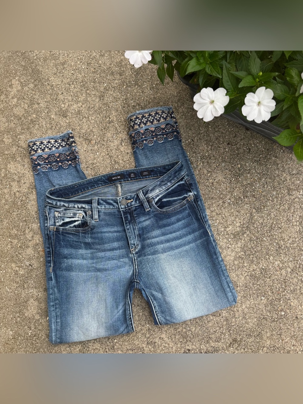 Miss Me Ankle Skinny Jeans Size 28